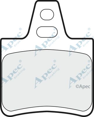 APEC BRAKING stabdžių trinkelių rinkinys, diskinis stabdys PAD770
